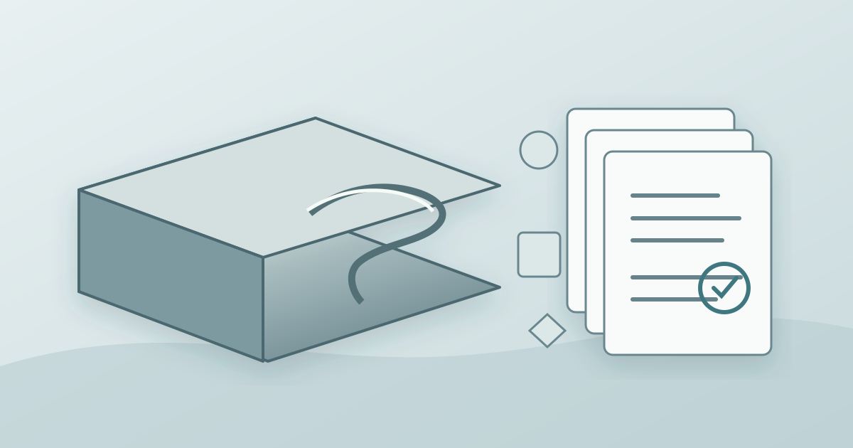A steel blank with a bent flange and drawn recess beside material identification and qualification records.